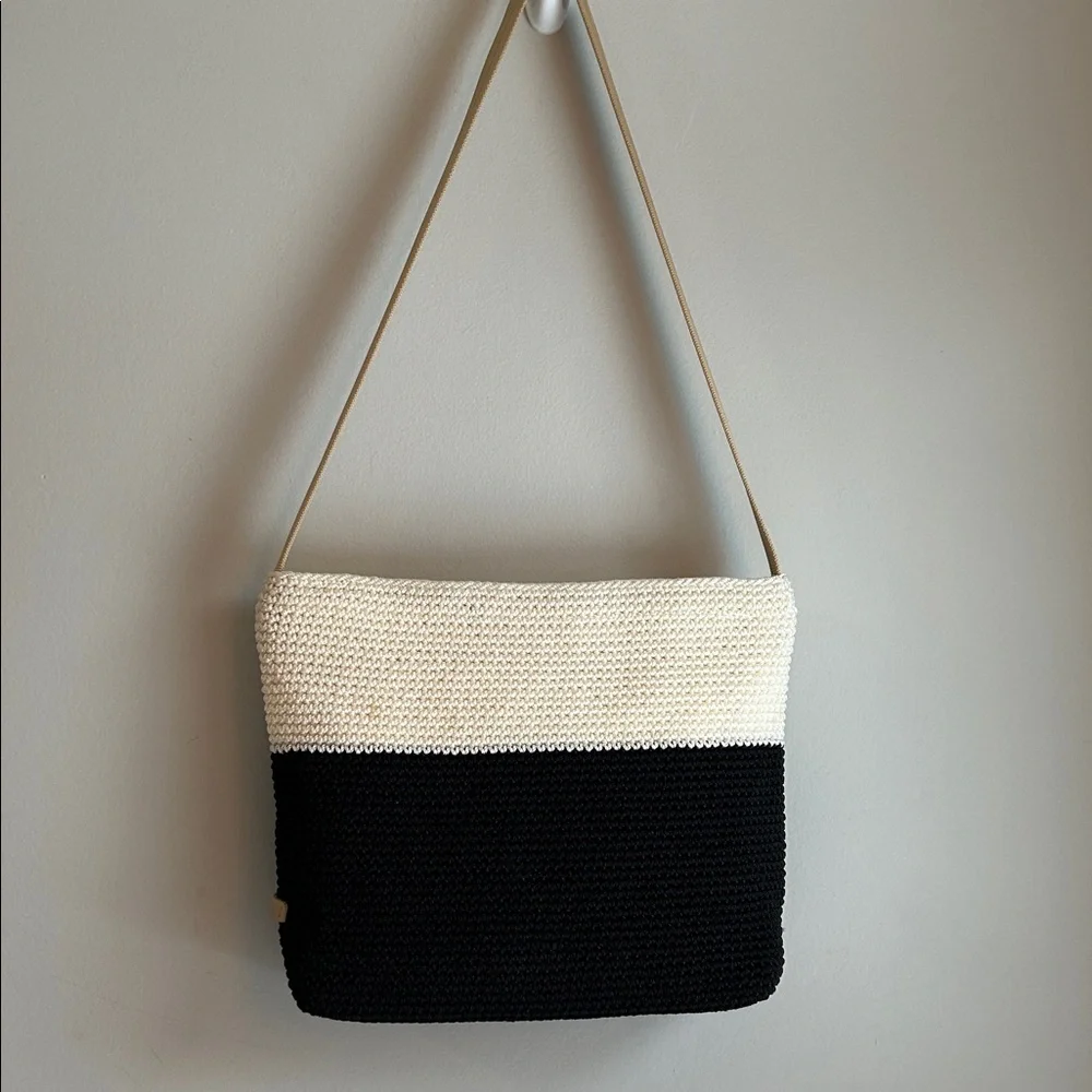 The Sak Elliott Lucca Shoulder Bag in Black & Off White